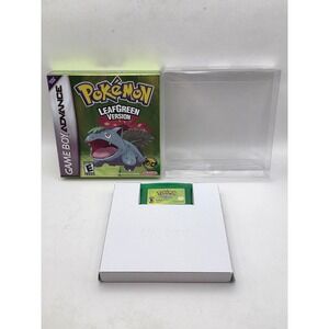 Pokemon LeafGreen Version‎ (Nintendo Game Boy Advance GBA) w/ Replacement Box